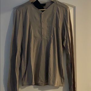 3.1 Phillip Lim bib stitched Henley stone colr szS